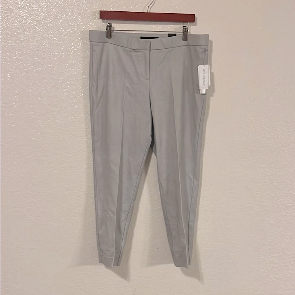 Amanda + Chelsea Alex Pant Modern Fit Ankle Pant Slim Hip. & Thigh Gray Pants